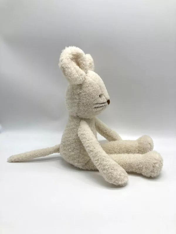 Long Legged Creamy White Rat Plush Toy
